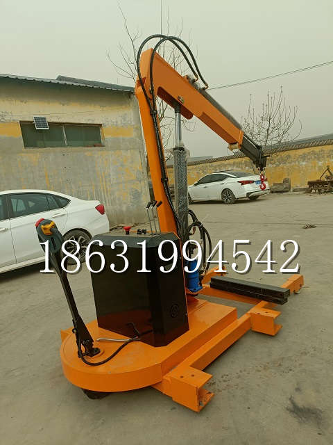 大武乡自卸车厢随车吊 自制轮式四不像起重机 四驱平板吊 5吨 贵盛